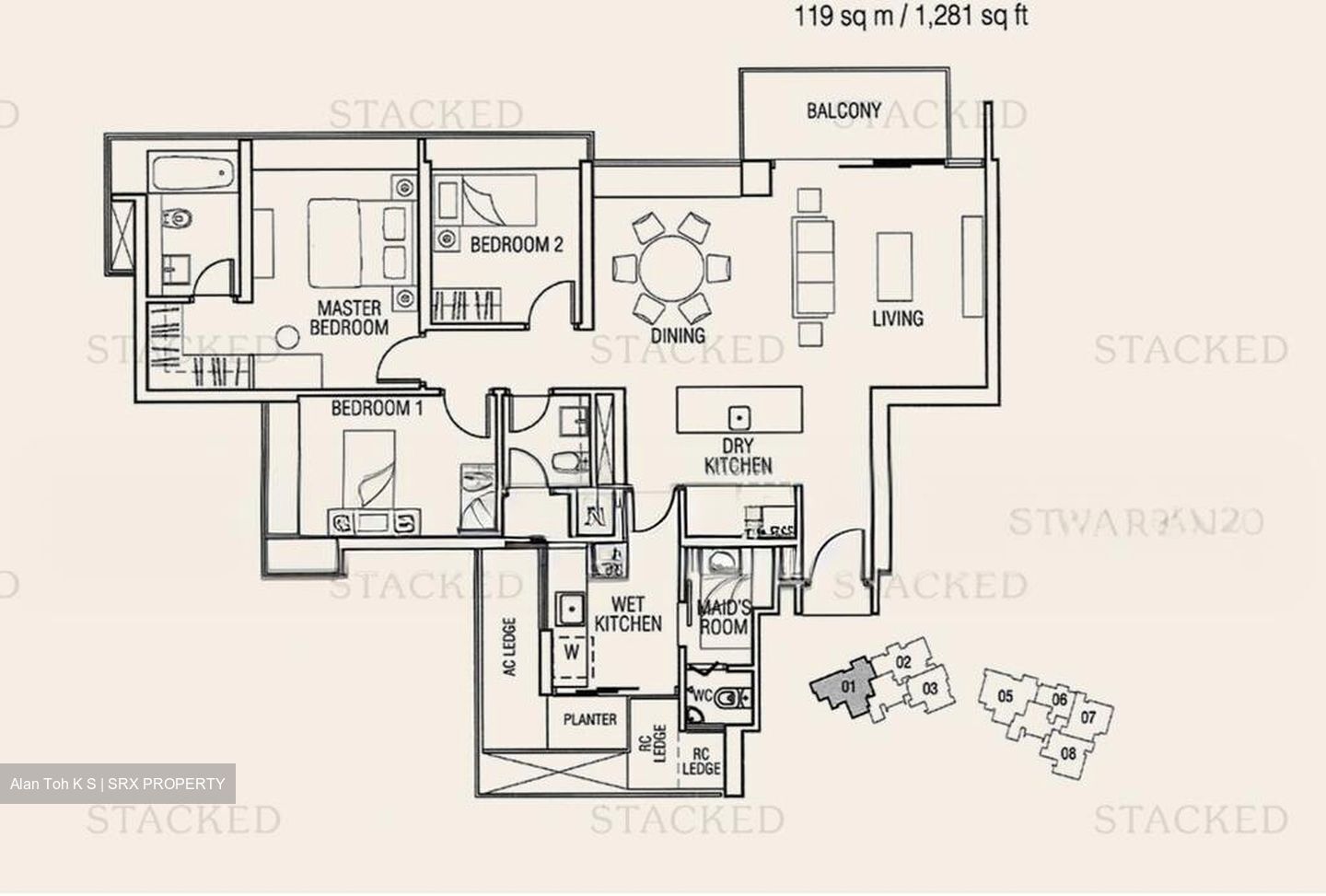 Domain 21 (D3), Condominium #518112551